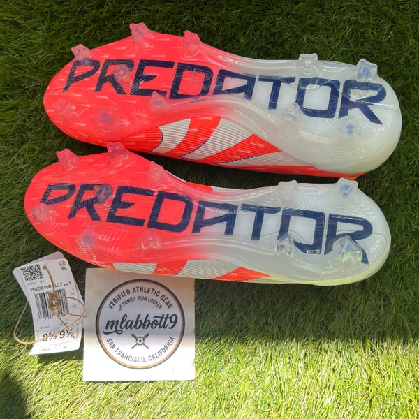 Adidas Predator Elite Laceless FG (JI1076) Cleats - Size 8.5 - New