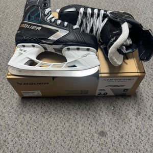 Bauer Supreme F30 Hockey Skates Regular Width Size 2 (New)