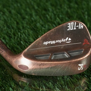 TaylorMade MG HI-TOE 54 10 Wedge Carbon Steel SteelFiber i80 Pured Stiff RH
