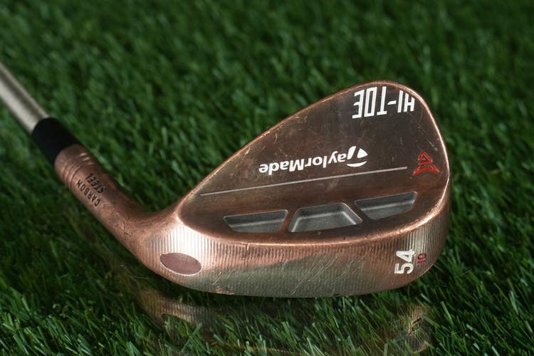 TaylorMade MG HI-TOE 54 10 Wedge Carbon Steel SteelFiber i80 Pured Stiff RH