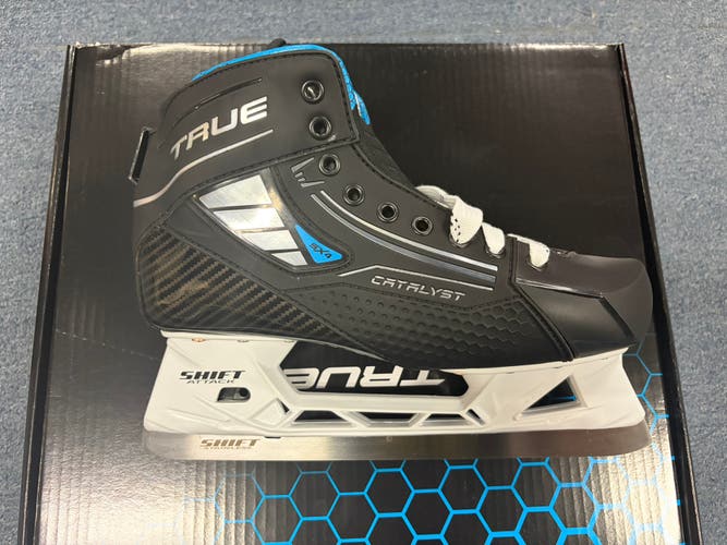 2024 True Catalyst 5x4 Hockey Goalie Skates Regular Width 9 (New)