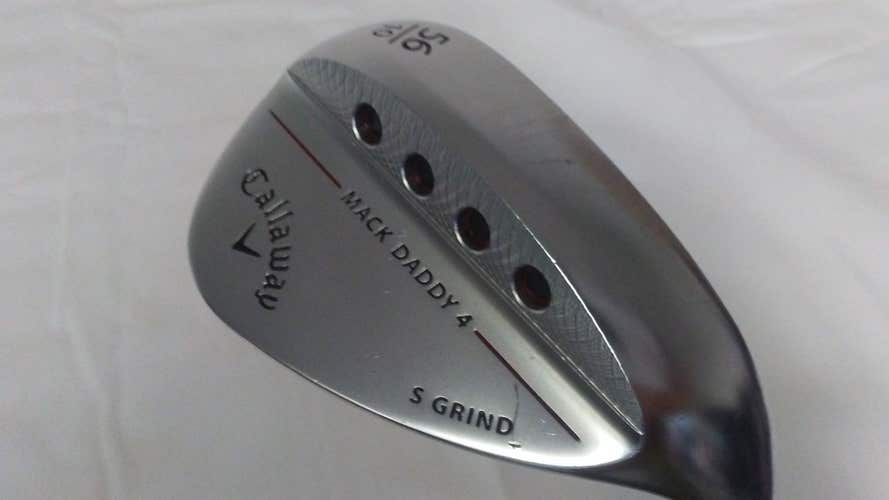 Callaway Mack Daddy 4 Sand Wedge 56* 10* (Chrome, S-Grind, Steel) SW Golf Club