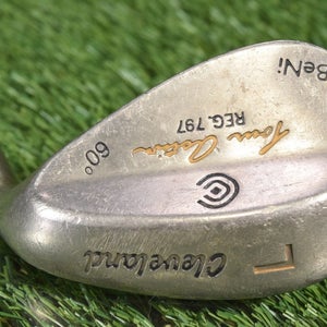 CLEVELAND TOUR ACTION BENI 60 LOB WEDGE TRUE TEMPER WEDGE FLEX STEEL SHAFT