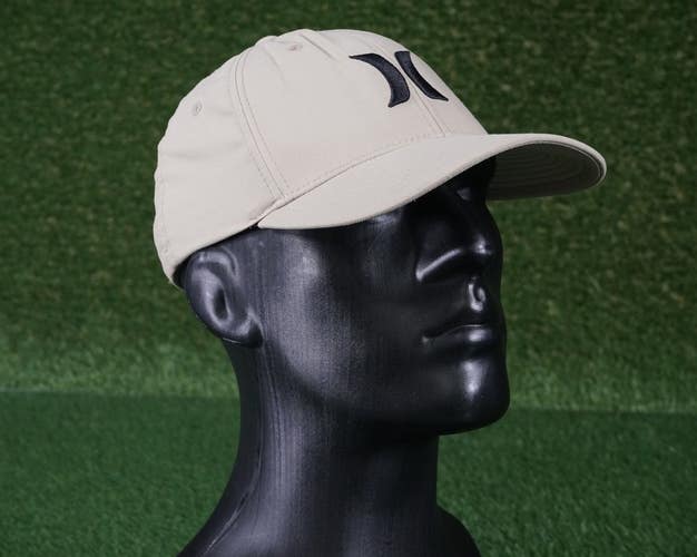 SMALL / MEDIUM HURLEY H2O DRI-FIT MARWICK ICON HAT CAP, TAN ~ VGC