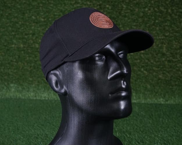 SMALL / MEDIUM TRAVIS MATHEW PACIFIC GROVE GOLF LINKS GOLF HAT CAP, BLACK ~ VGC