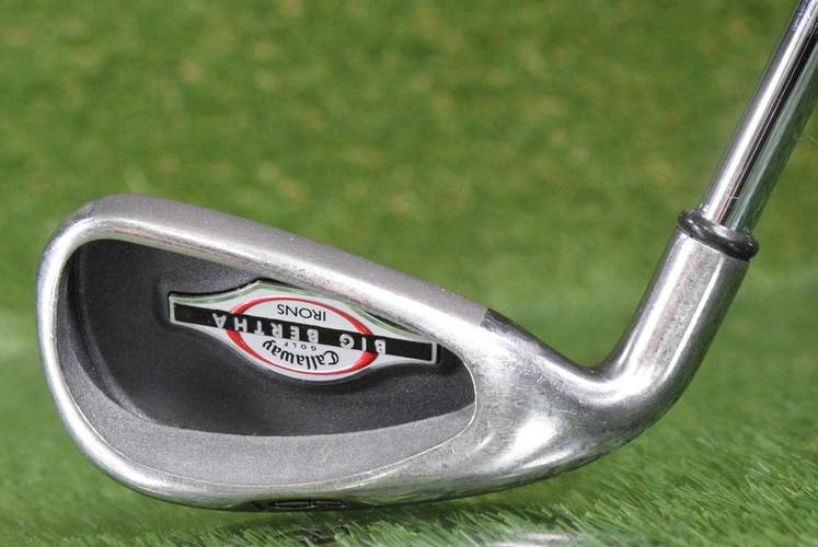 LEFT HANDED CALLAWAY BIG BERTHA 6 IRON TRUE TEMPER UNIFLEX STEEL SHAFT ~ L@@K!!