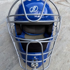 Force3 XS3 Pro Cathers Helmet | Gloss | Royal | Size Small 6 3/8 - 7 1/8 (Used)