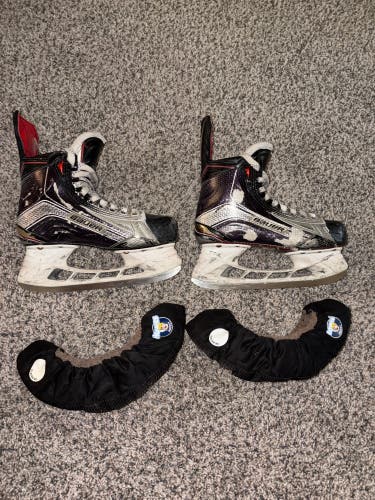 2015 Bauer Vapor 1X Hockey Skates Regular Width Size 4 (Used) Skate guards included
