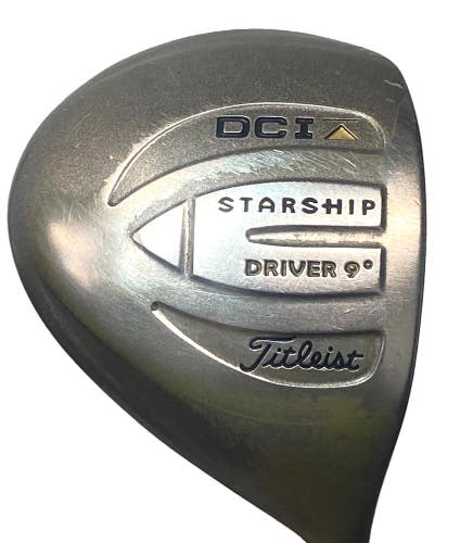 Titleist DCI Starship Driver 9* Gold Triangle RH Regular Steel 43" Stock Grip HC