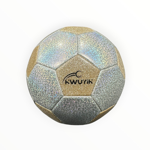 Used SILVER SOCCER BALL All Size Soccer Ball Grey 3 11375-S000379844