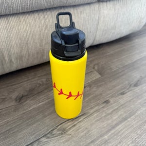 (New) metal softball water bottle