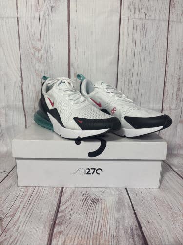 Nike Air Max 270 'Miami Vice South Beach' White Sneakers, Size 11 DR9876-100