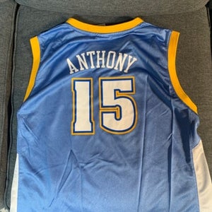 Reebok Denver Nuggets #15 NBA Basketball Jersey - Light Blue - Size XL