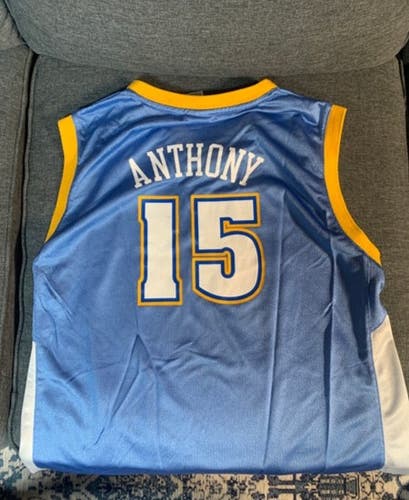 Reebok Denver Nuggets #15 NBA Basketball Jersey - Light Blue - Size XL
