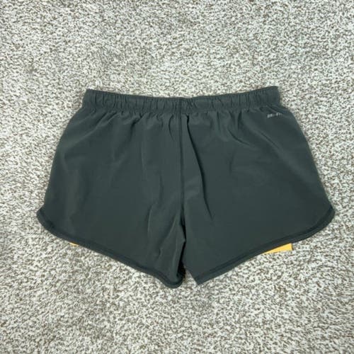 Nike Women's Athletic Running Shorts Black/Yellow Performance Training Size [Size]