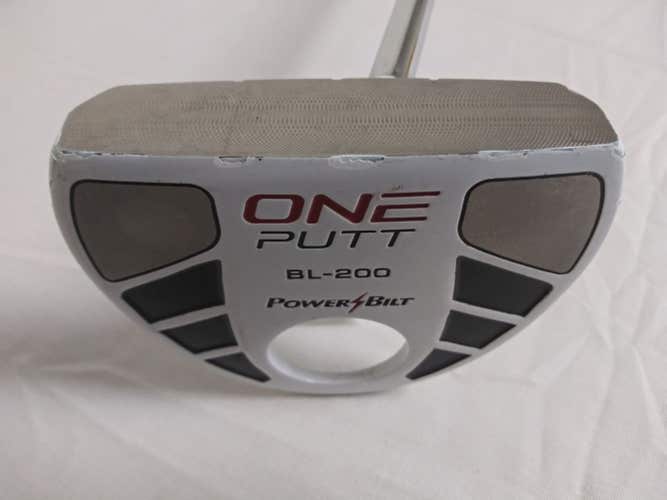 PowerBilt TPS BL-200 One Belly Putter 41" (White Finish) BL200 Golf