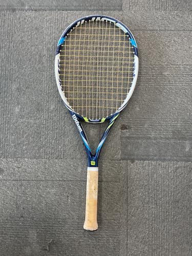 Used Wilson JUICE 100S Adult Tennis Racquet Navy Blue 4 3/8" 11614-S000240337