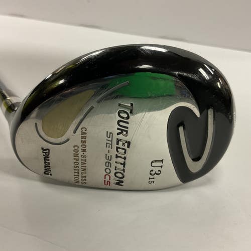 Used Spalding TOUR EDITION STE-360CS Mens Fairway Wood RH 3 Wood 11855-S000207175