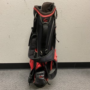 Used Hunter PURE FLITE Jr Stand Bag Black And Red 11855-S000207099