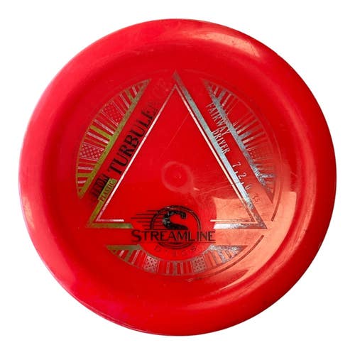 Used Streamline NEUTRON TURBULENCE Disc Golf Driver Red 171g 11450-S000525209