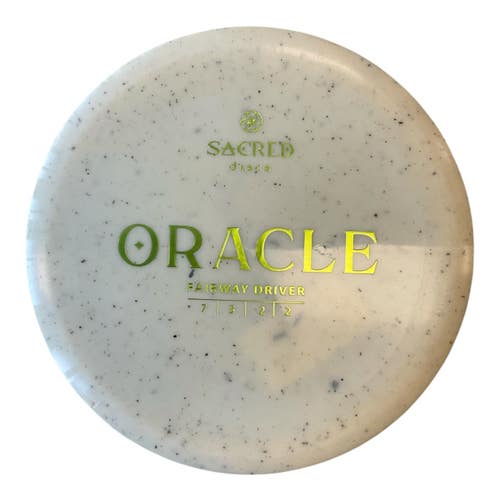 Used SACRED ORACLE Disc Golf Driver White 174g 11450-S000525203