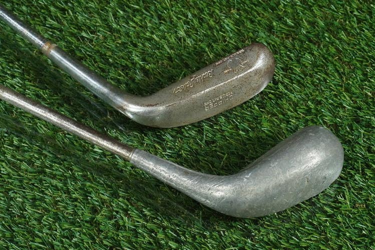 VINTAGE BECKLEY RALSTON STROKE SAVER CLUB LOT OF 2 CHIPPER & WALLOPER RH