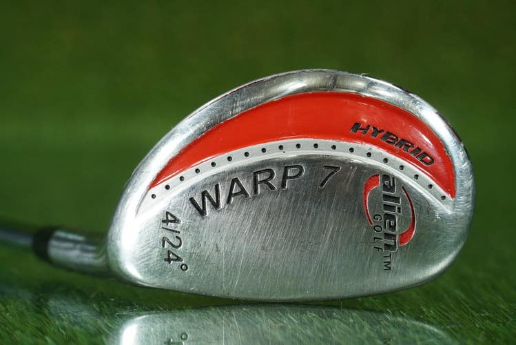 ALIEN GOLF WARP 7 4 HYBRID PEMCO 24 RH ORIGINAL SHAFT & GRIP ~ L@@K!!