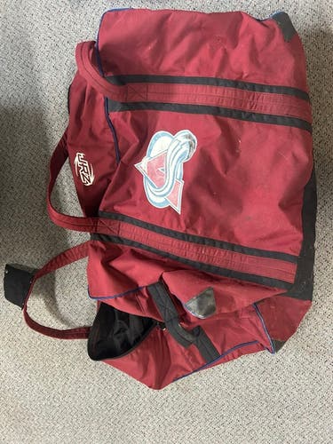 Colorado Avalanche Pro Stock Maroon JRZ NHL Avs Player Bag