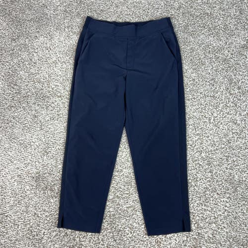 Athleta Pants Womens 8 Blue Ankle Tapered Pockets Travel Gym Brooklyn Ankle Mid