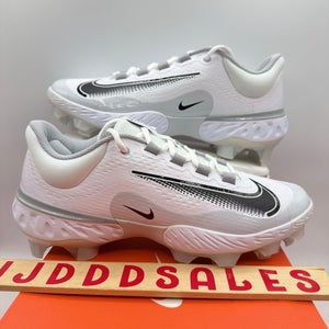 Nike Alpha Huarache Elite 4 Low MCS White Baseball Cleats FD6255-100 Men Sz 12

New