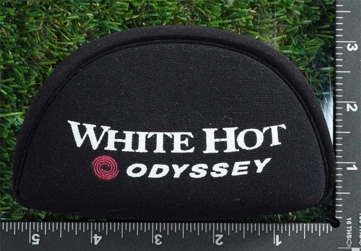 ODYSSEY WHITE HOT NEOPRENE MID-MALLET PUTTER HEADCOVER FOR LEFT HAND ~ MINTY!!