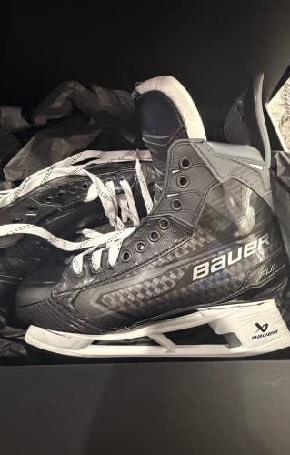 2026 Bauer Supreme Fuse Custom Black Hockey Skates (New)