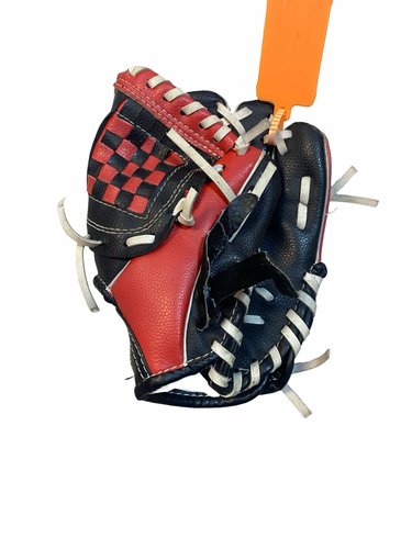 Used RED AND BLACK BB/SB Glove T-ball Black 6" 11706-S000382915