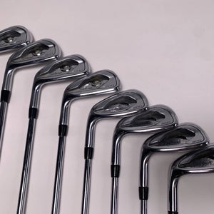 LEFTY Titleist T200 Iron Set 4-PW+GW True Temper AMT S300 Black Stiff LH