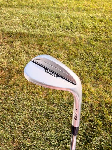 Ping s159 Chrome Lob Wedge 60/6 Black Dot Dynamic Gold Stiff Flex 35.25" NICE