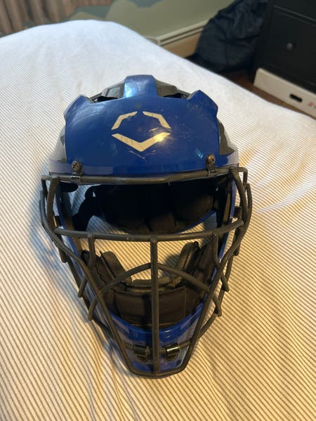 evoshield football helmet Pro-SRZ Royal Catcher's Helmet: WB5708404 Batting Helmets by EvoShield Evoshield Junior Softball Batting Helmet