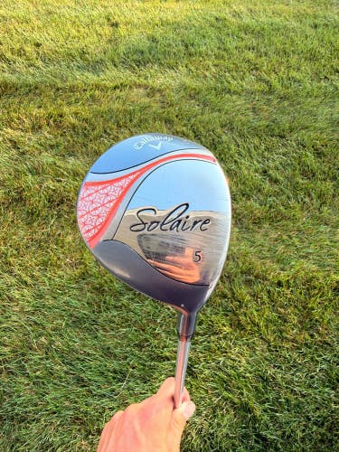 Callaway Solaire 5-Wood Stock Ladies Flex 41.5" +HC NICE