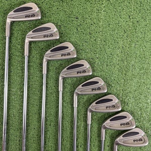 Ping S59 Iron Set 3-PW Green Dot True Temper Stiff Flex Left Handed