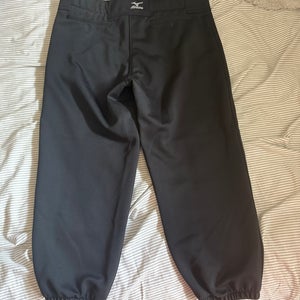 3 Black Women's Large Adult Mizuno Game Pants (Used)