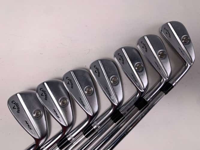 Callaway Apex MB 21 Iron Set 4-PW True Temper DG S300 103g Stiff Steel Mens RH