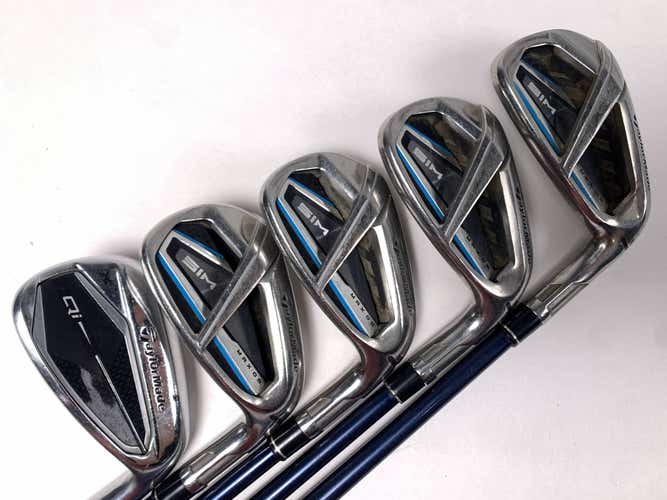 TaylorMade SIM MAX OS Iron Set 7-PW+AW Ventus Blue 6-R Regular Graphite Mens RH