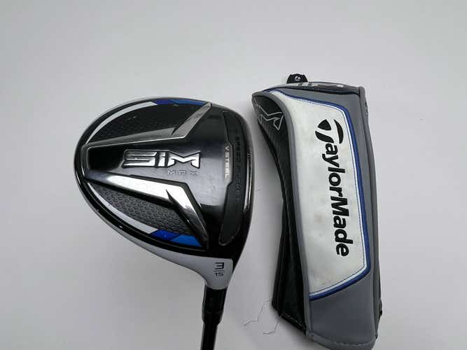 TaylorMade SIM MAX 3 Fairway Wood 15* Fujikura Ventus Blue 5R Regular RH HC