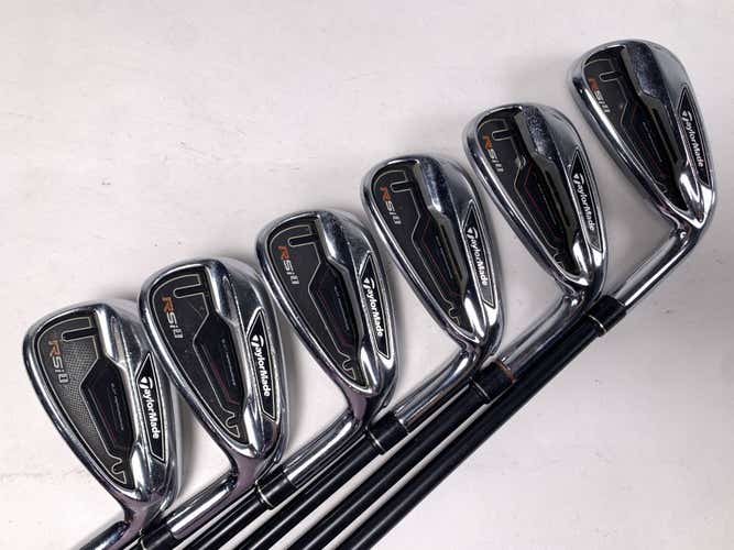 TaylorMade RSi 1 Iron Set 5-PW REAX 65g Regular Graphite Mens RH Midsize Grips