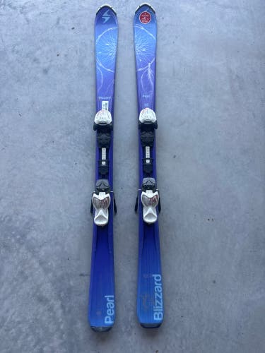Kid's Blizzard Pearl 130 cm Skis With IQ 7 Bindings (Used)