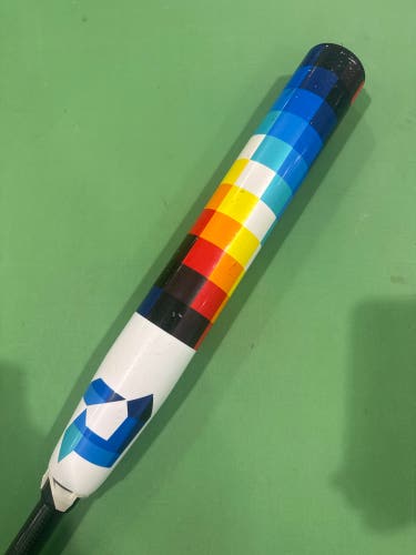 White 2023 DeMarini Prism+ Composite Bat (-10) Composite 22 oz 32" (Used)