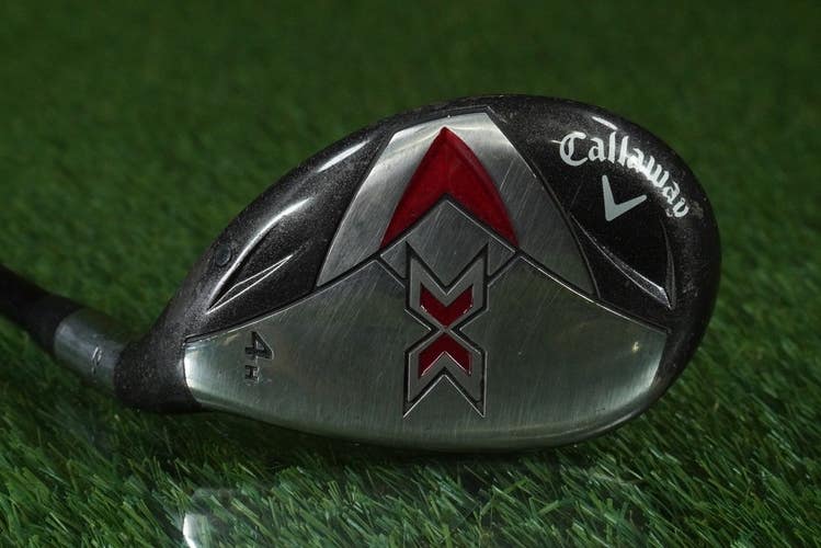 CALLAWAY X 4 HYBRID IRON 4H 75 UNIFLEX GRAPHITE 24 RH W/ ORIGINAL SHAFT & GRIP