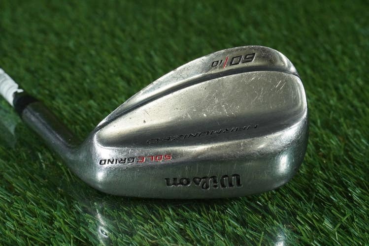 WILSON HARMONIZED SOLE GRIND LOB WEDGE, WEDGE FLEX STEEL 60, 10 RH ~ L@@K!!