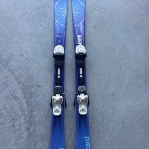Kid's Blizzard Pearl 120 cm Skis With IQ 4.5 Bindings (Used)