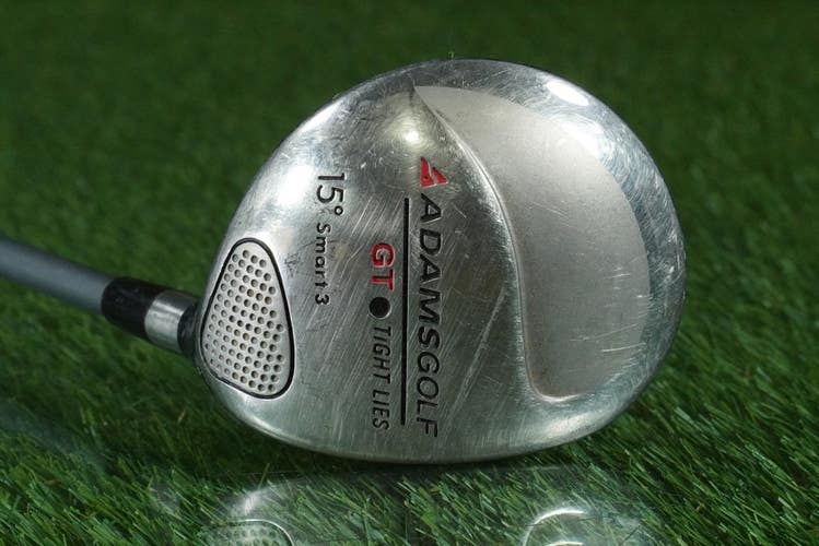 ADAMS GOLF GT TIGHT LIES SMART 3 FAIRWAY WOOD ULTRALITE SUPERSHAFT 15 RH