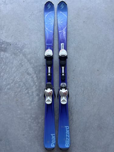 Kid's Blizzard Pearl 130 cm Skis With IQ 7 Bindings (Used)